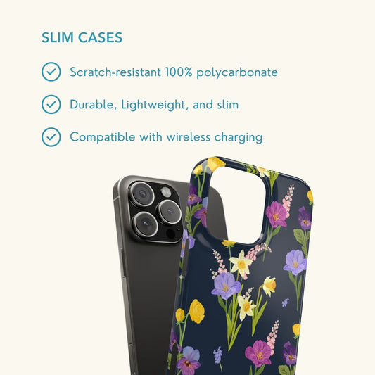 Abundant Flora Slim Phone Case