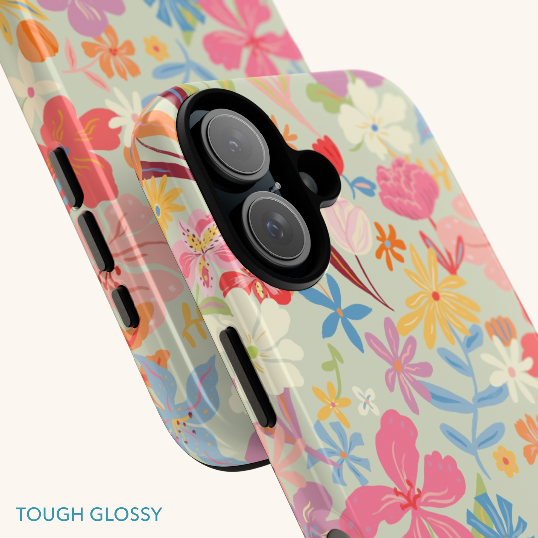 Dancing Blooms Tough Phone Case