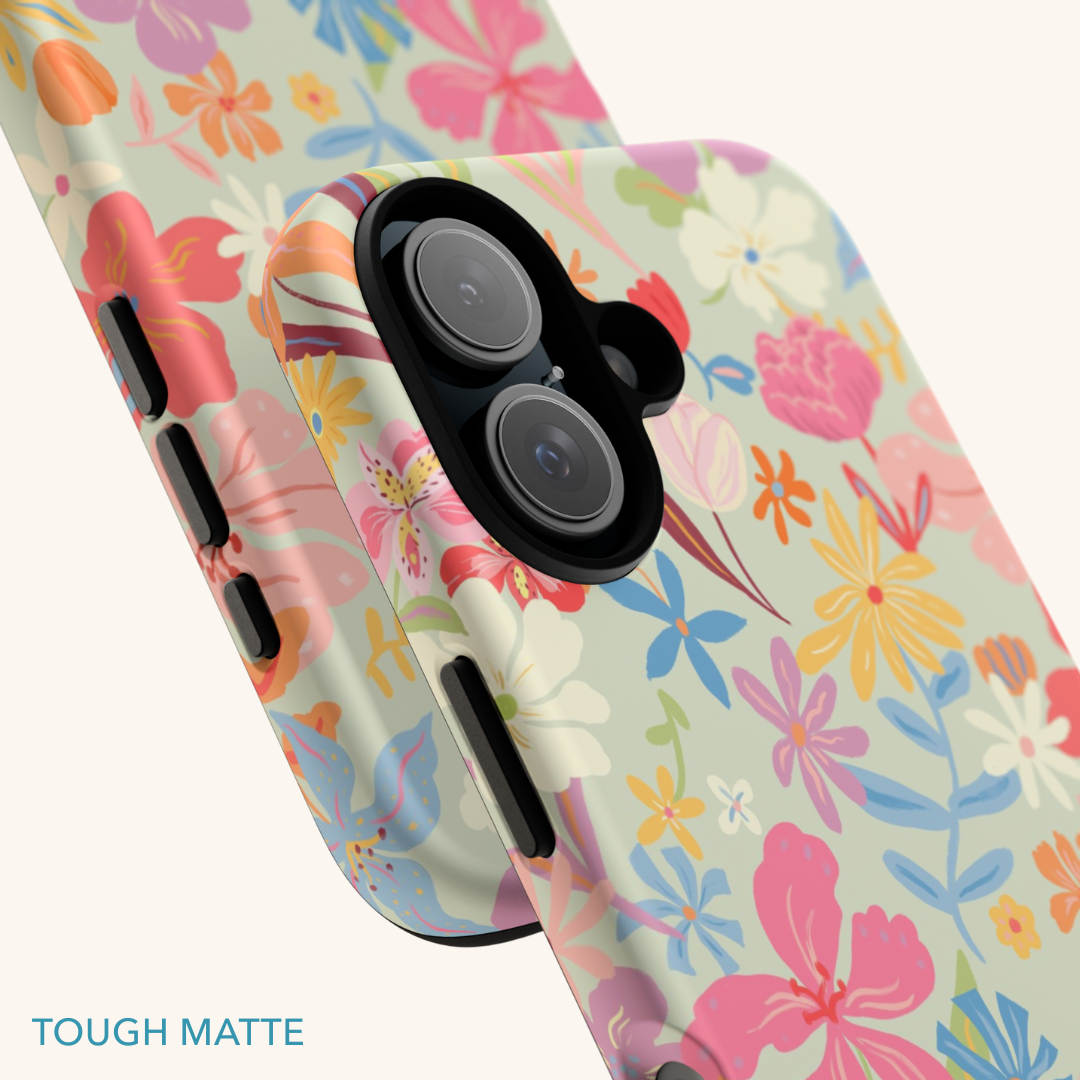 Dancing Blooms Tough Phone Case