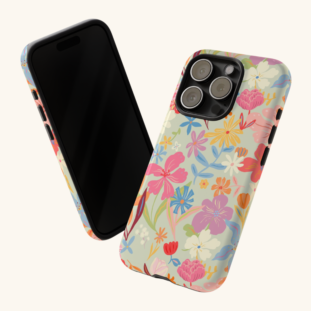 Dancing Blooms Tough Phone Case