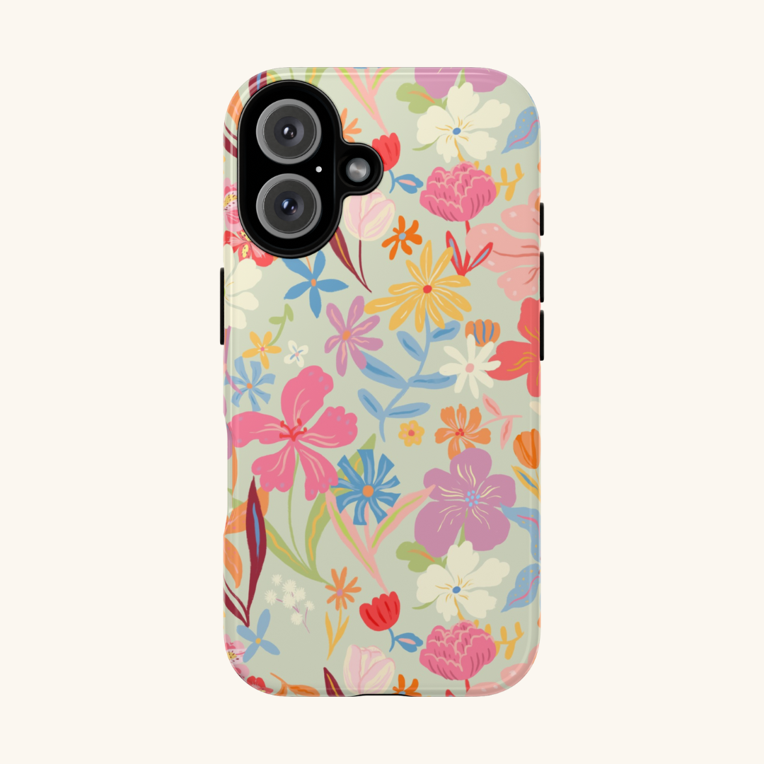 Dancing Blooms Tough Phone Case