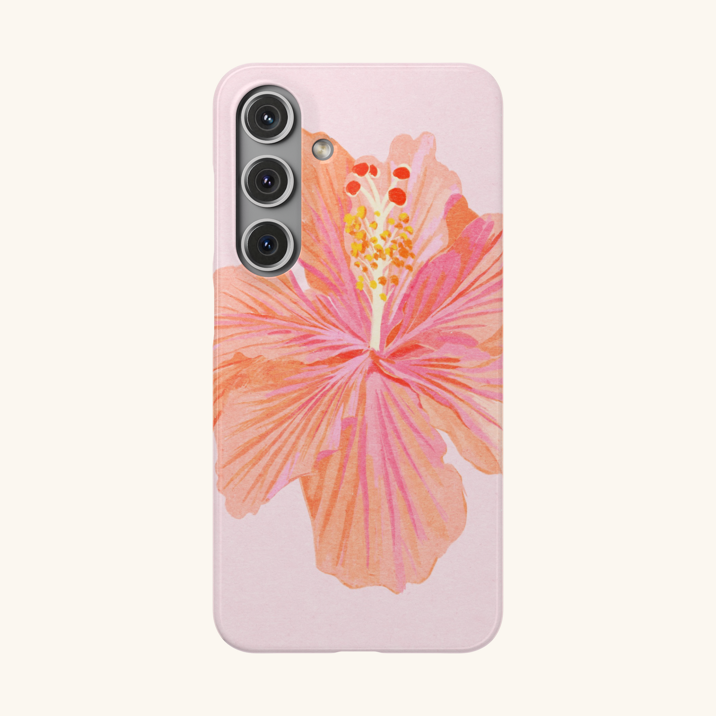 Hibiscus Flower Slim Phone Case