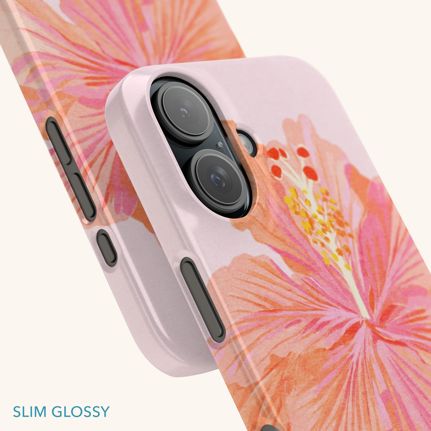 Hibiscus Flower Slim Phone Case