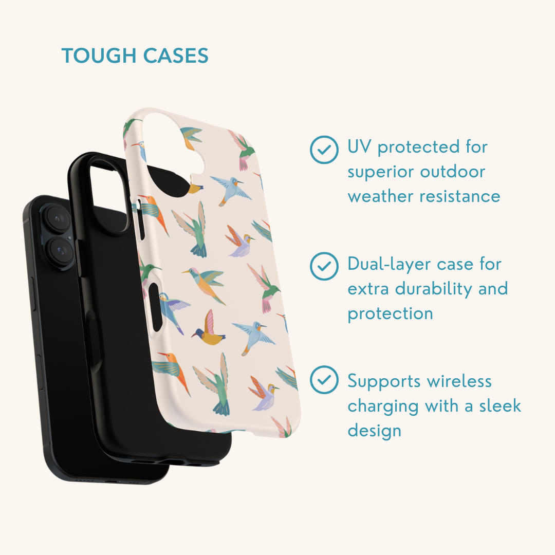 Humming Birds Tough Phone Case