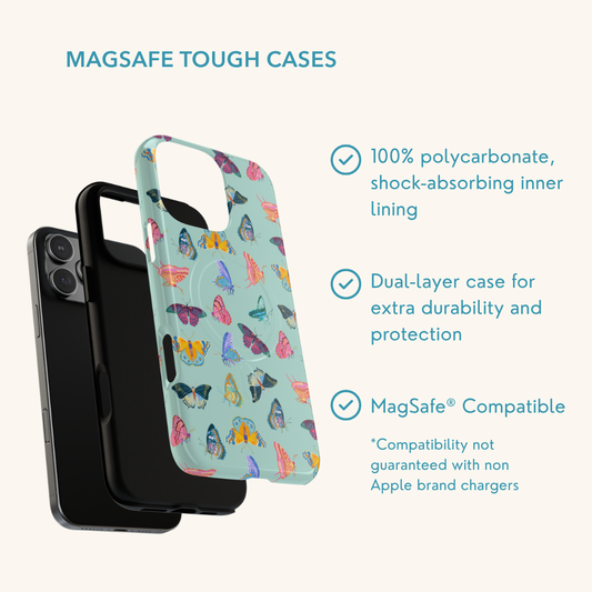 Tropical Butterflies Magsafe Tough Phone Case