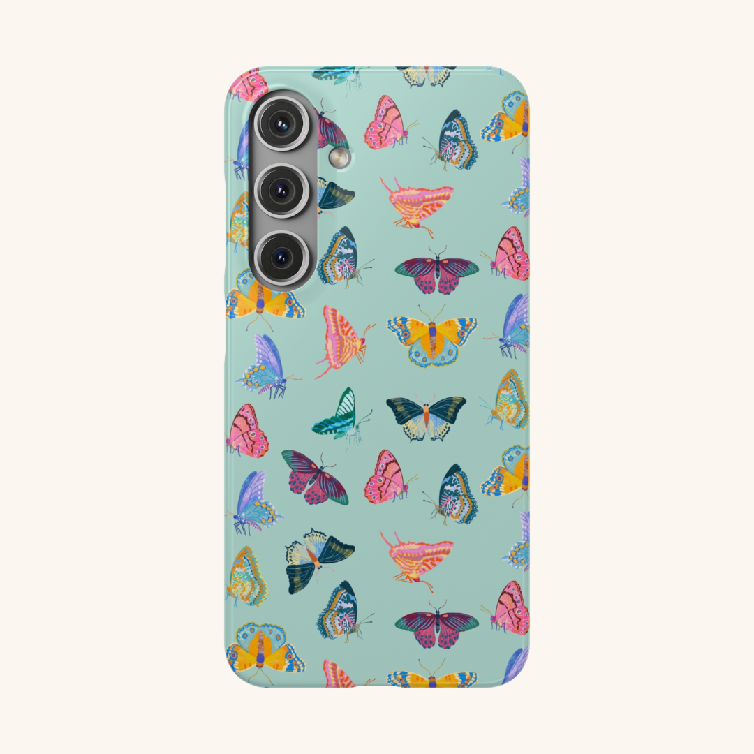 Tropical Butterflies Slim Phone Case