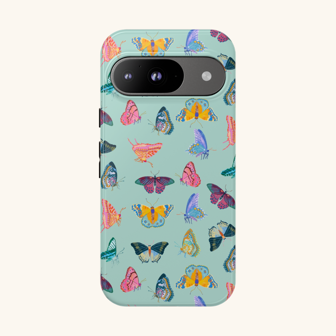 Tropical Butterflies Tough Phone Case