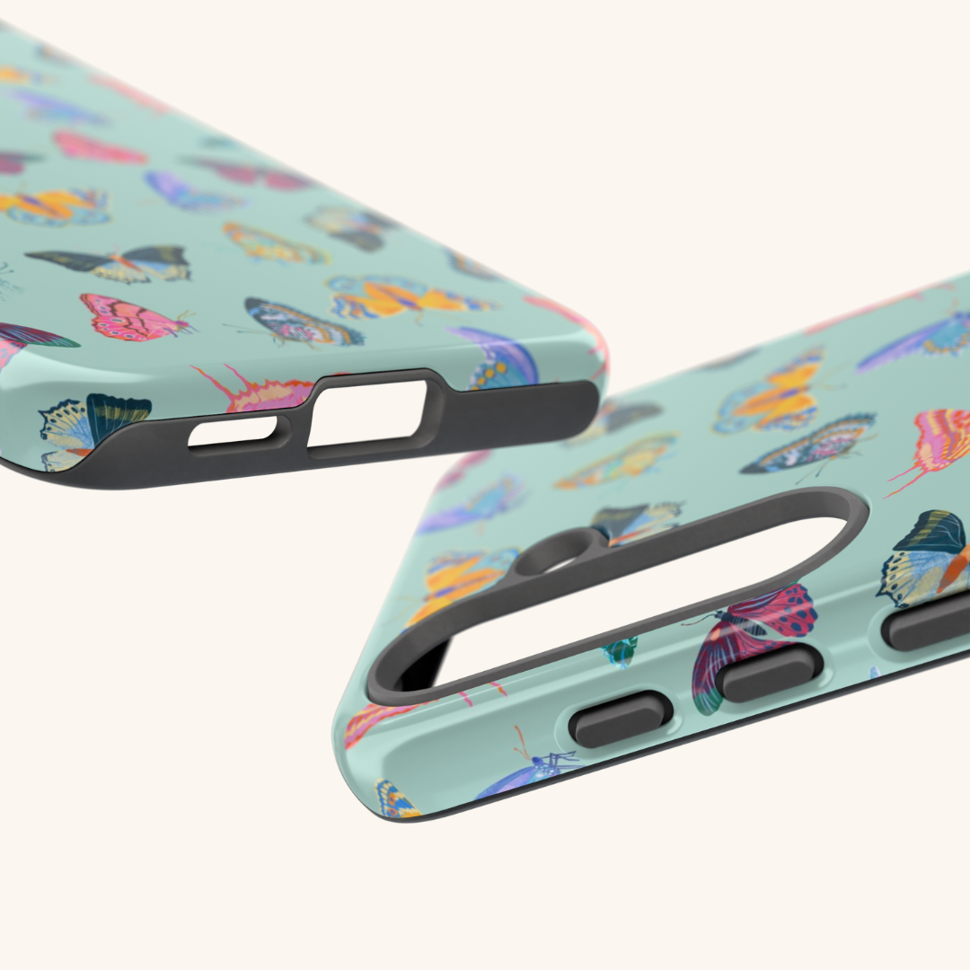 Tropical Butterflies Tough Phone Case