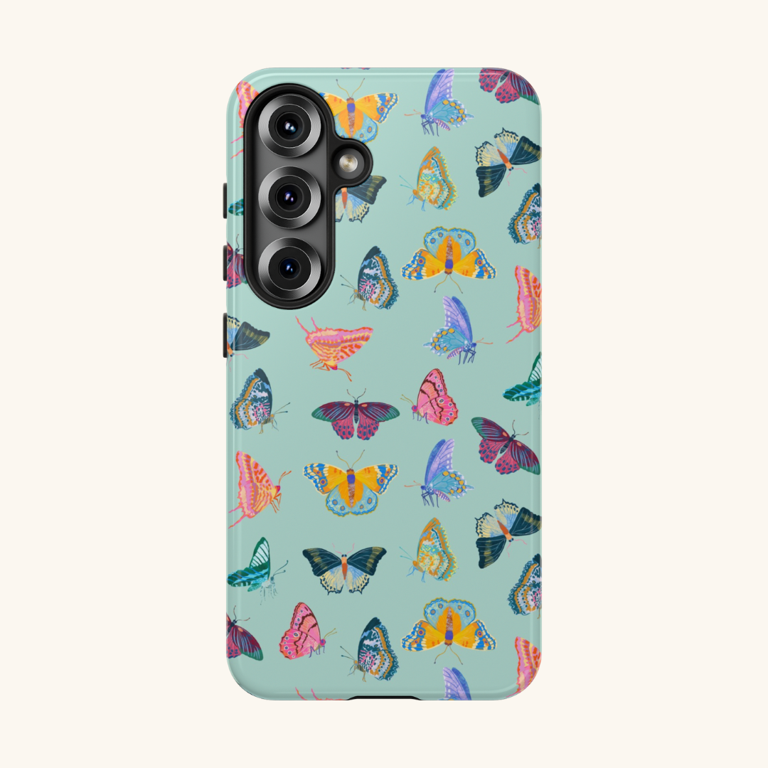 Tropical Butterflies Tough Phone Case