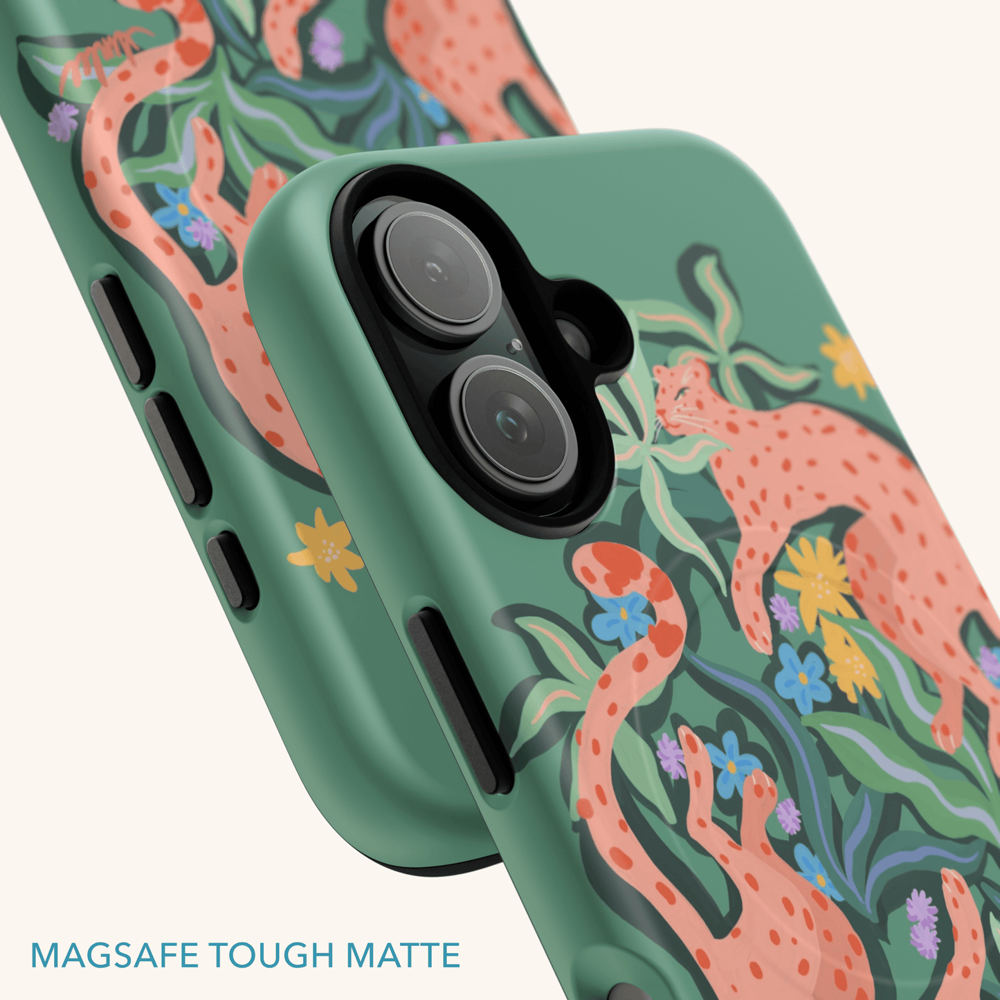 Abstract Cheetah Magsafe Tough Phone Case