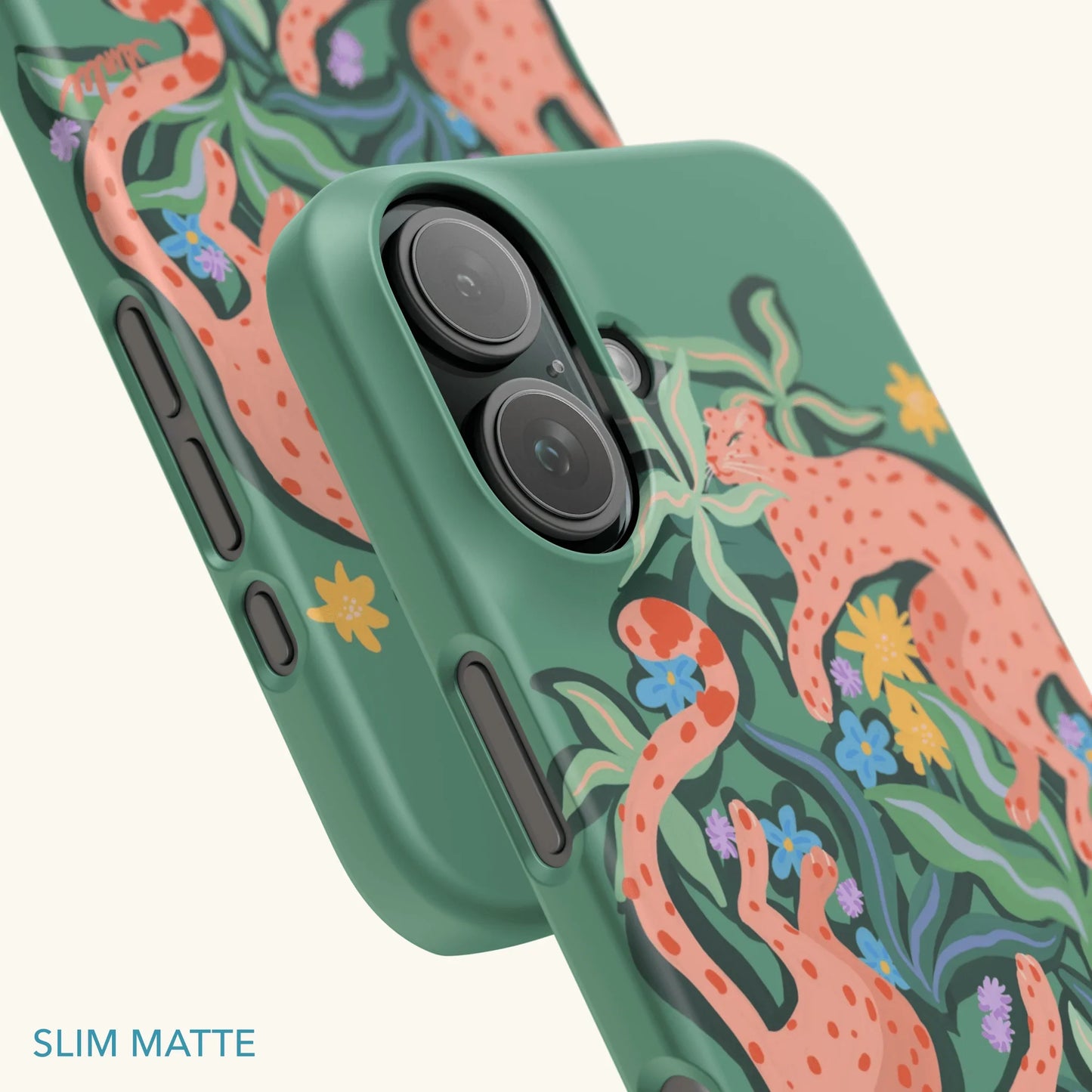 Abstract Cheetah Slim Phone Case