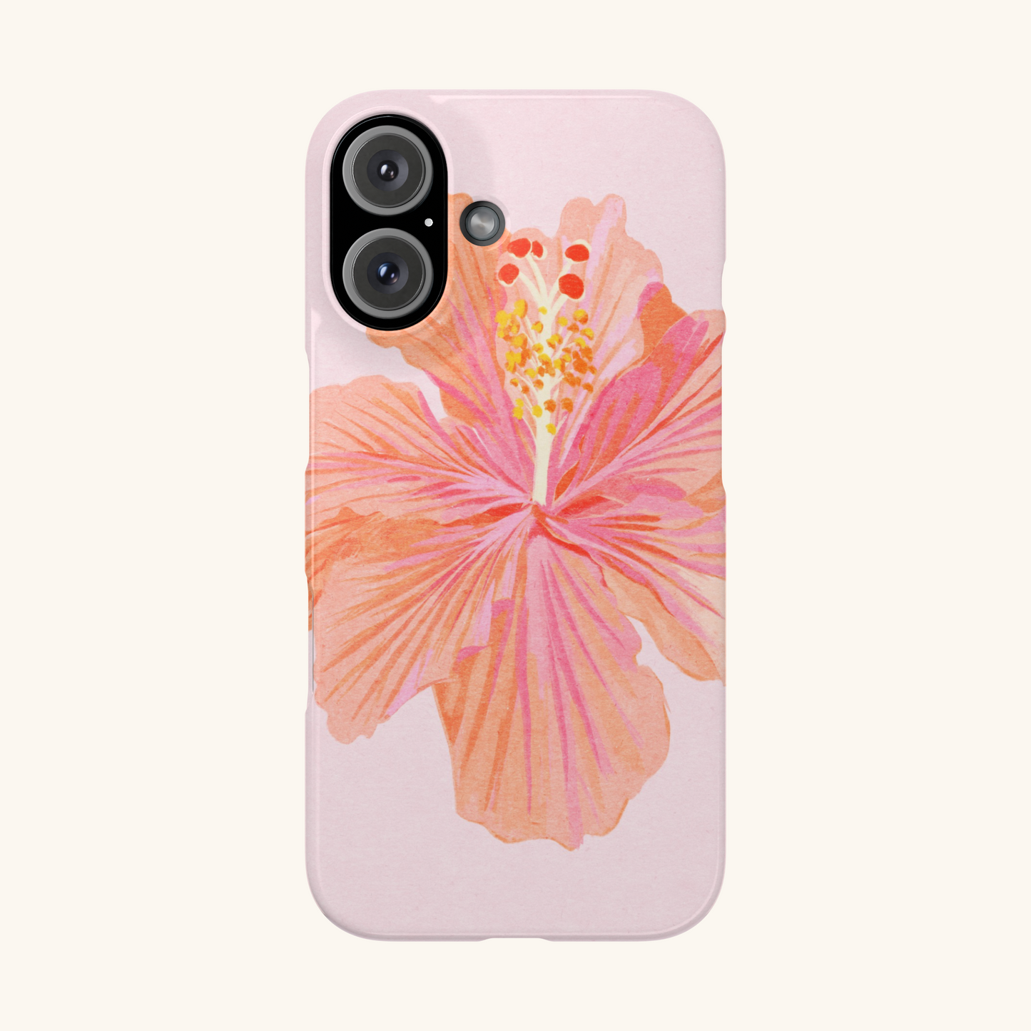 Hibiscus Flower Slim Phone Case