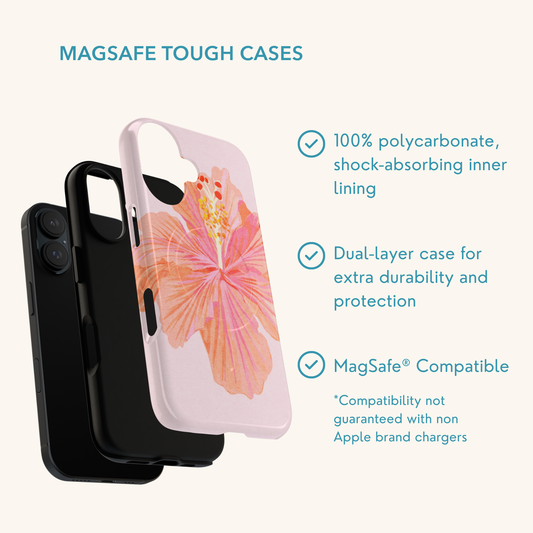 Hibiscus Flower Magsafe Tough Phone Case