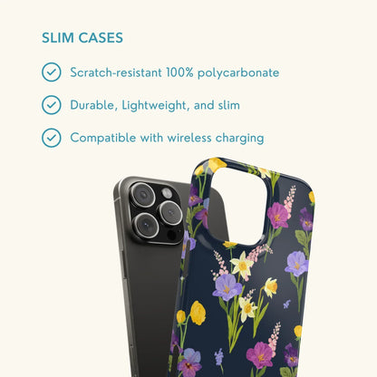 Abundant Flora Slim Phone Case