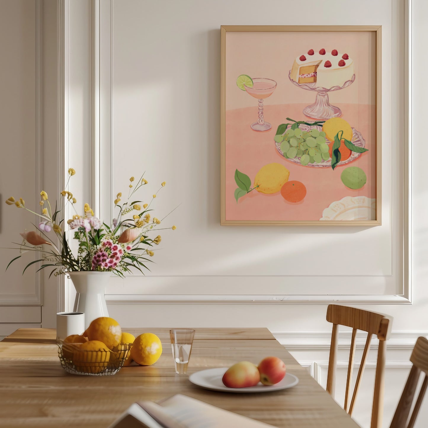 Aesthetic Dessert Art Print