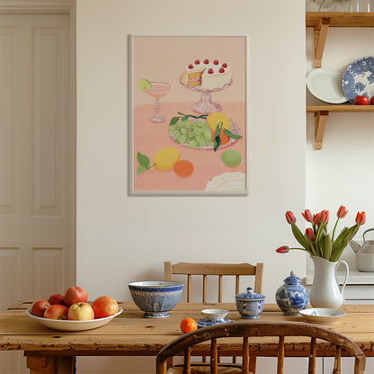 Aesthetic Dessert Art Print