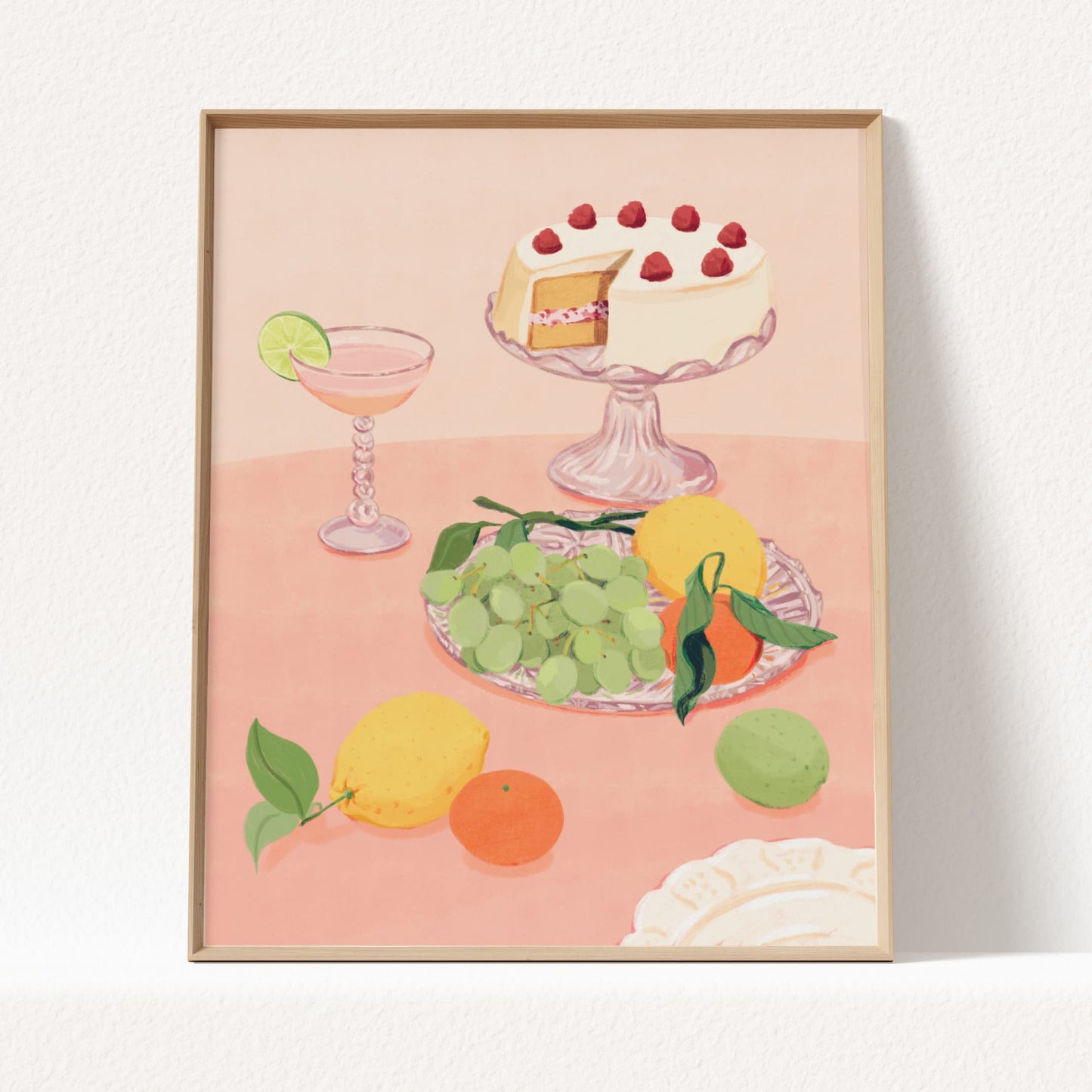 Aesthetic Dessert Art Print