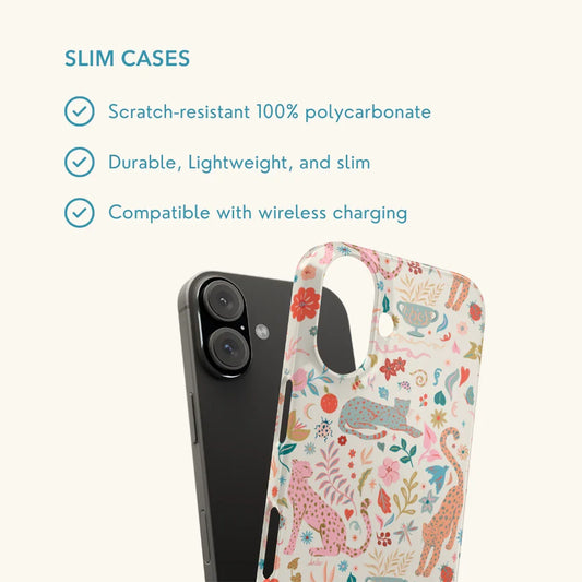 Boho Jungle Slim Phone Case