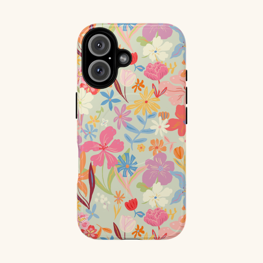 Dancing Blooms Magsafe Tough Phone Case
