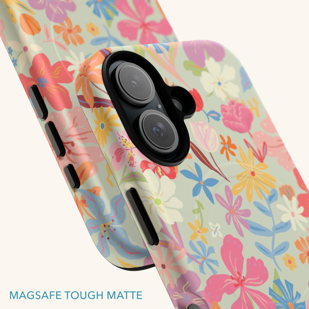 Dancing Blooms Magsafe Tough Phone Case