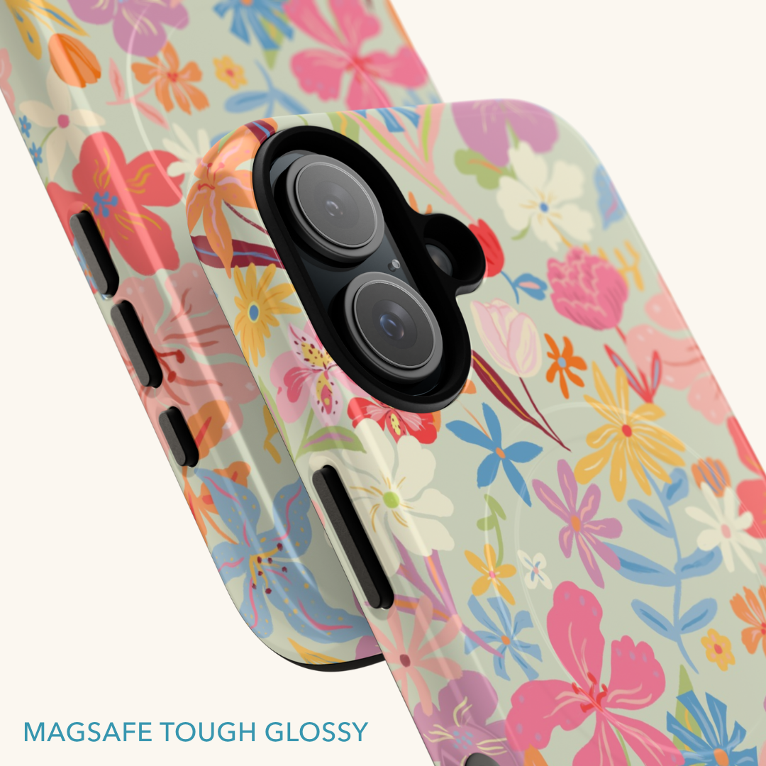 Dancing Blooms Magsafe Tough Phone Case