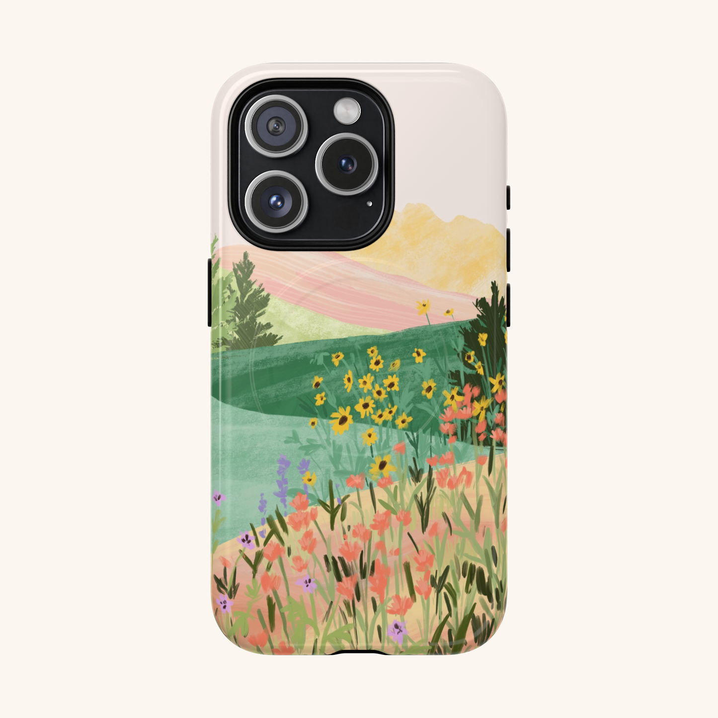 Flower Meadow Magsafe Tough Phone Case