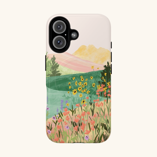 Flower Meadow Magsafe Tough Phone Case
