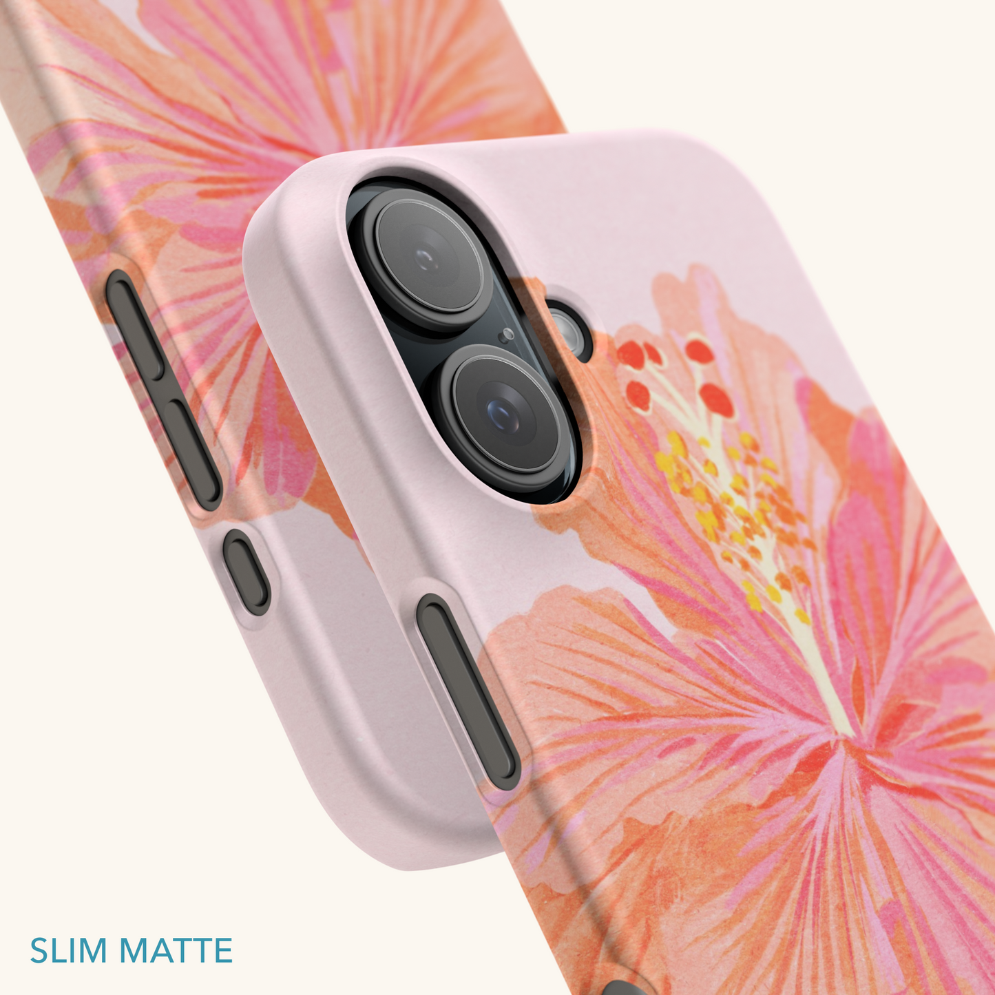 Hibiscus Flower Slim Phone Case