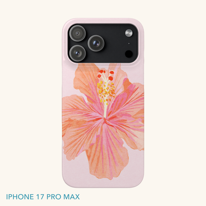Hibiscus Flower Slim Phone Case