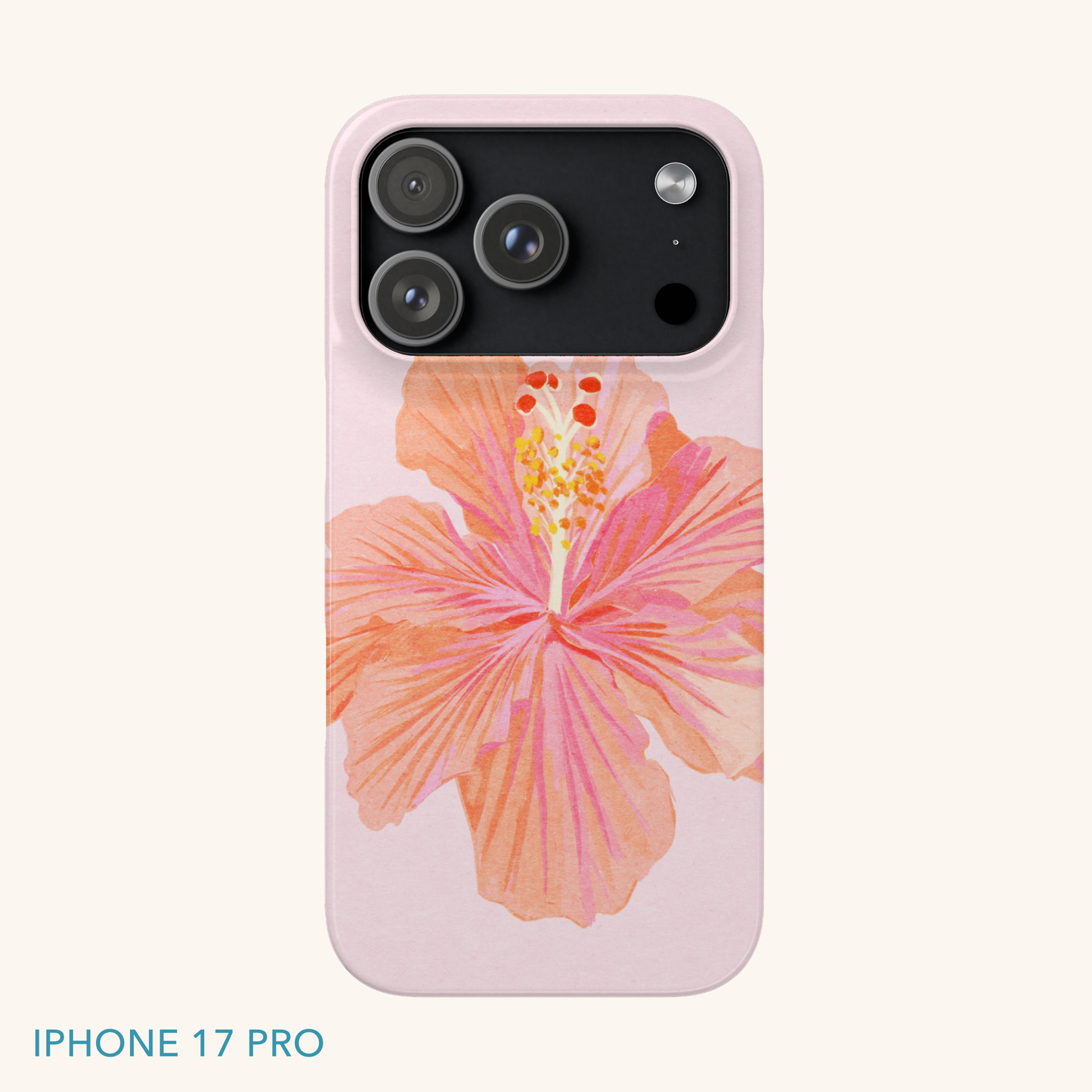 Hibiscus Flower Slim Phone Case