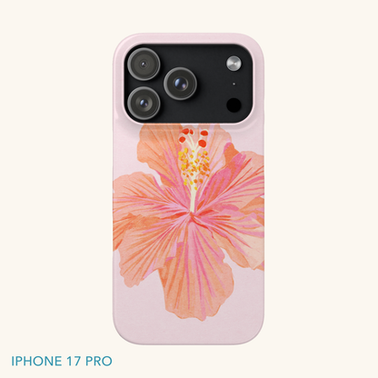 Hibiscus Flower Slim Phone Case