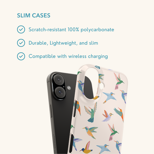 Humming Birds Slim Phone Case