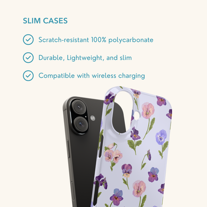 Pansy Slim Phone Case