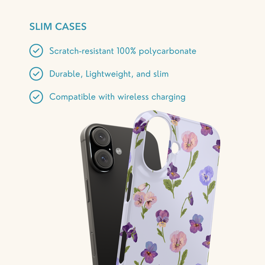 Pansy Slim Phone Case