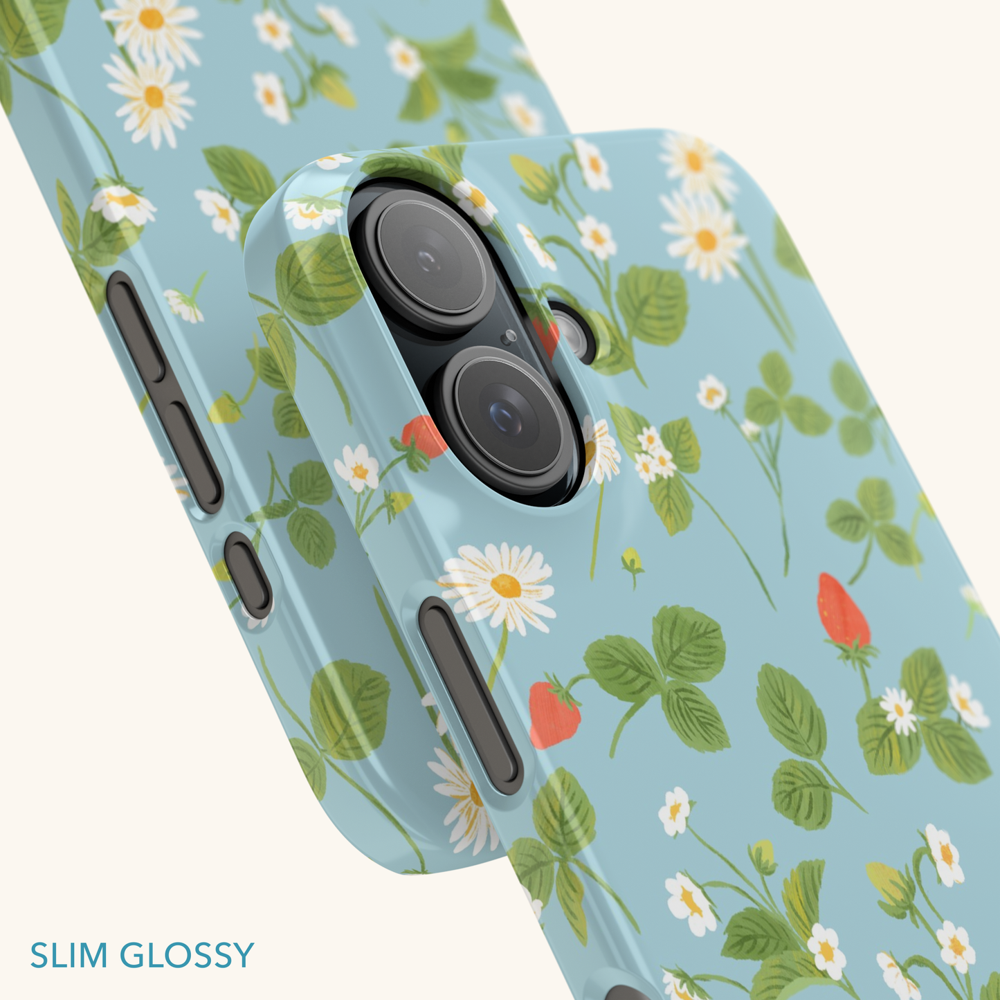 Strawberry Plant Slim Phone Case