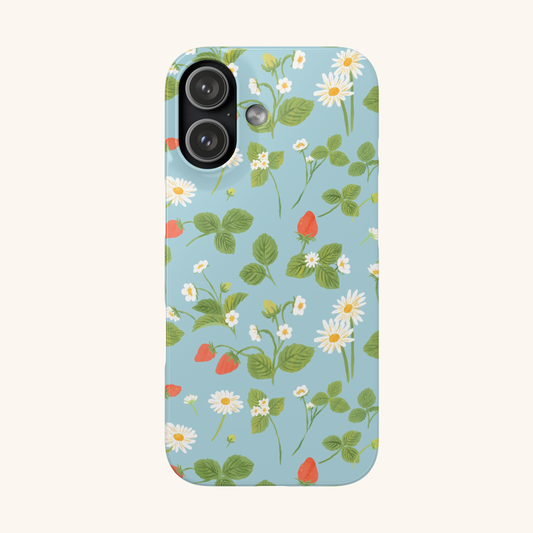 Strawberry Plant Slim Phone Case