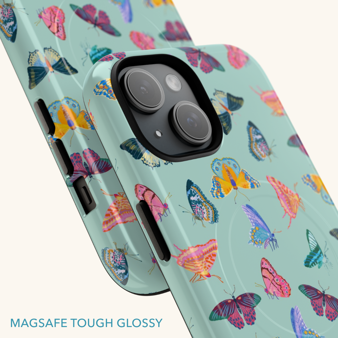 Tropical Butterflies Magsafe Tough Phone Case