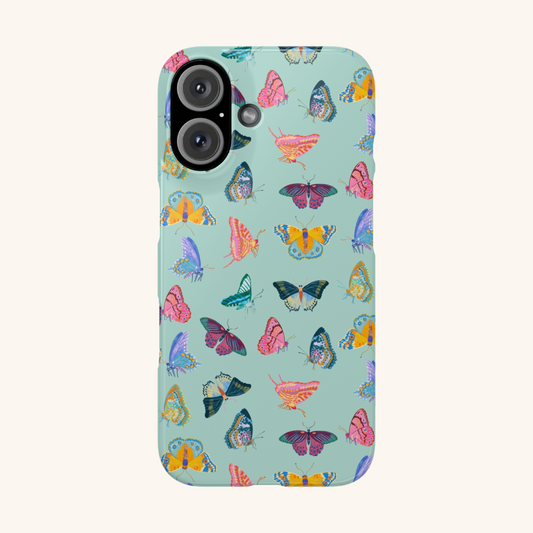 Tropical Butterflies Slim Phone Case