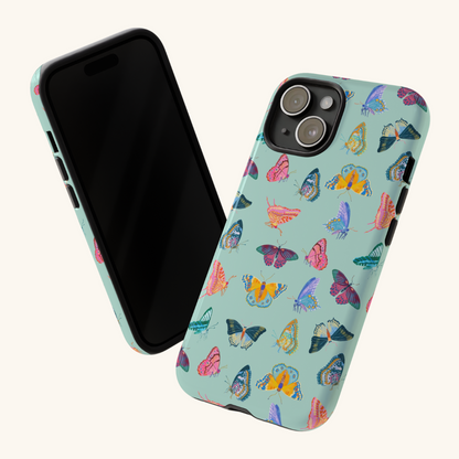 Tropical Butterflies Tough Phone Case