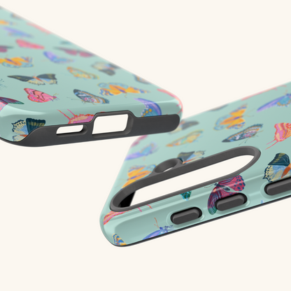 Tropical Butterflies Tough Phone Case