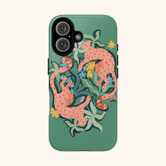 Abstract Cheetah Magsafe Tough Phone Case