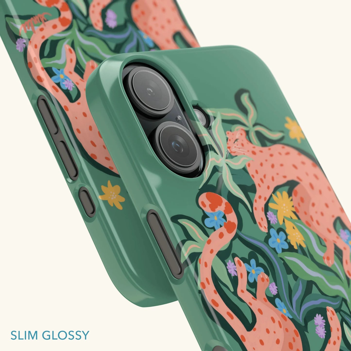 Abstract Cheetah Slim Phone Case