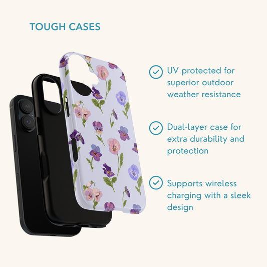 Pansy Tough Phone Case